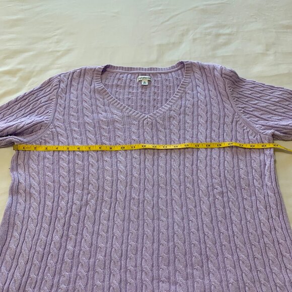 Croft&Barrow Sweater. Women. 100% Cotton. Purple. Size XL. - Picture 3 of 9